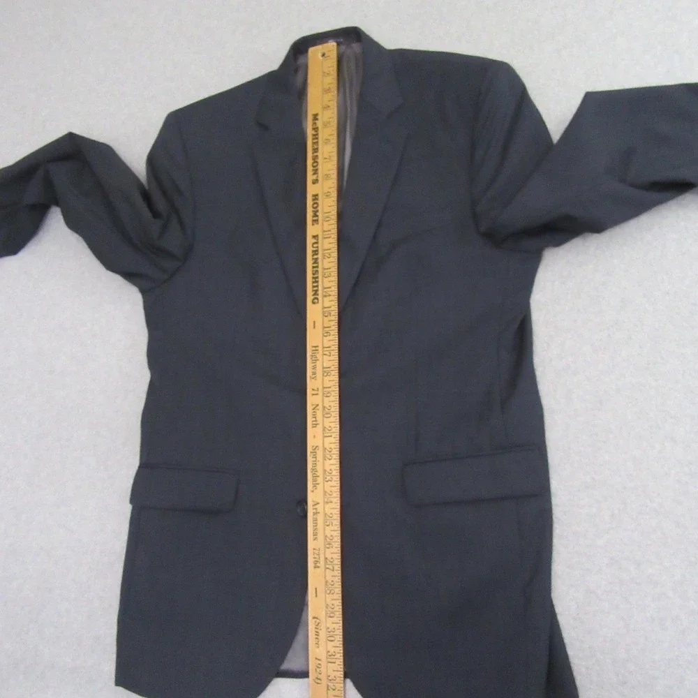 Joe Joseph Abboud Sport Coat Mens‎ 40L Navy Blue Wool Two Button Blazer